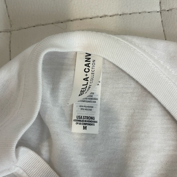 ALABAMA “BAMA” cropped white Tee - Picture 3 of 3